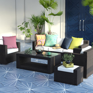 5-tlg. Sofa-Set Roma mit Kissen von Home & Haus