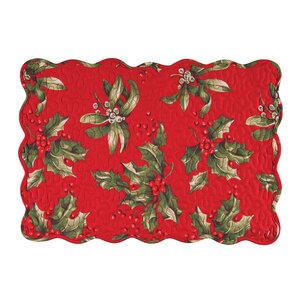 Holly Bouquet Placemat (Set of 6)