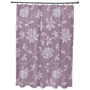 Grovetown Floral Print Shower Curtain