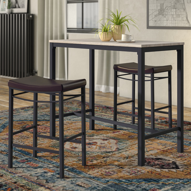 Trent Austin Design Bezons 3 Piece Pub Table Set u0026 Reviews  Wayfair
