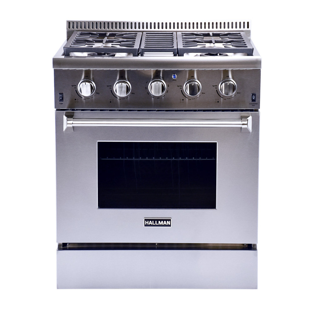 Hallman 30" Freestanding Gas Range & Reviews Wayfair