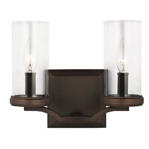 San 2-Light Bath Vanity Light