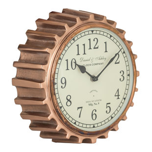Copper Kitchen Clocks Wayfair 10 Aged Copper Clock