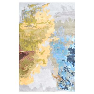 Devin Blue/Yellow Area Rug