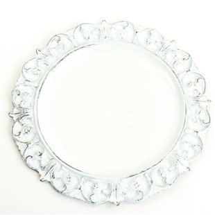 Charger Plates You Ll Love Wayfair Willems French Provincial 13 Charger Set Of 4