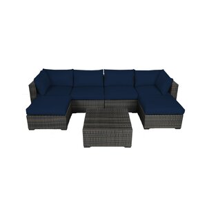 Lara 7 Piece Seating Group with Cushions