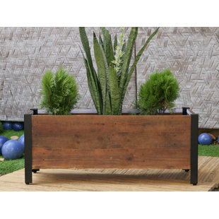 Wood Planter Bo You Ll Love Wayfair Linsey Rectangular Urban Garden Recycled Wood Planter Box