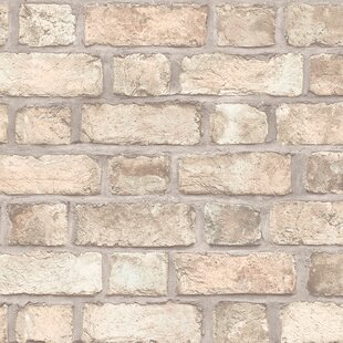 Green Yellow Brick Stone Wallpaper You Ll Love In 2019 Wayfair