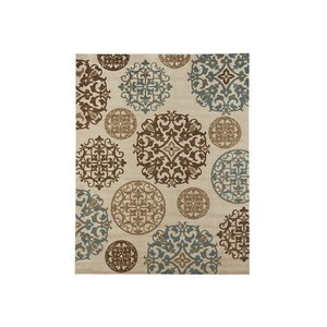 Amalfi Beige/Green Area Rug