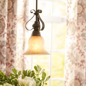 Gregory Scroll 1-Light Mini Pendant