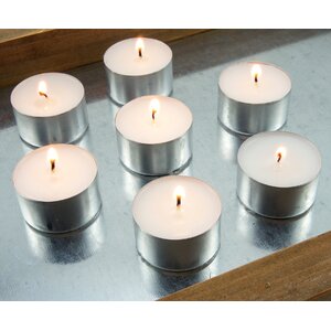 Long Burning Unscented Tealight Candle (Set of 100)