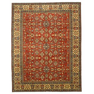 Kazak Hand-Knotted Red/Brown Area Rug