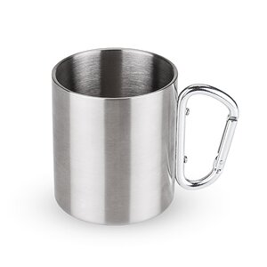 Carabiner Stainless Steel Double Walled Travel Mug