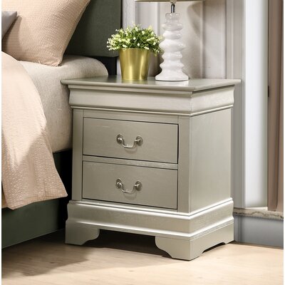 Silver Nightstands You'll Love | Wayfair