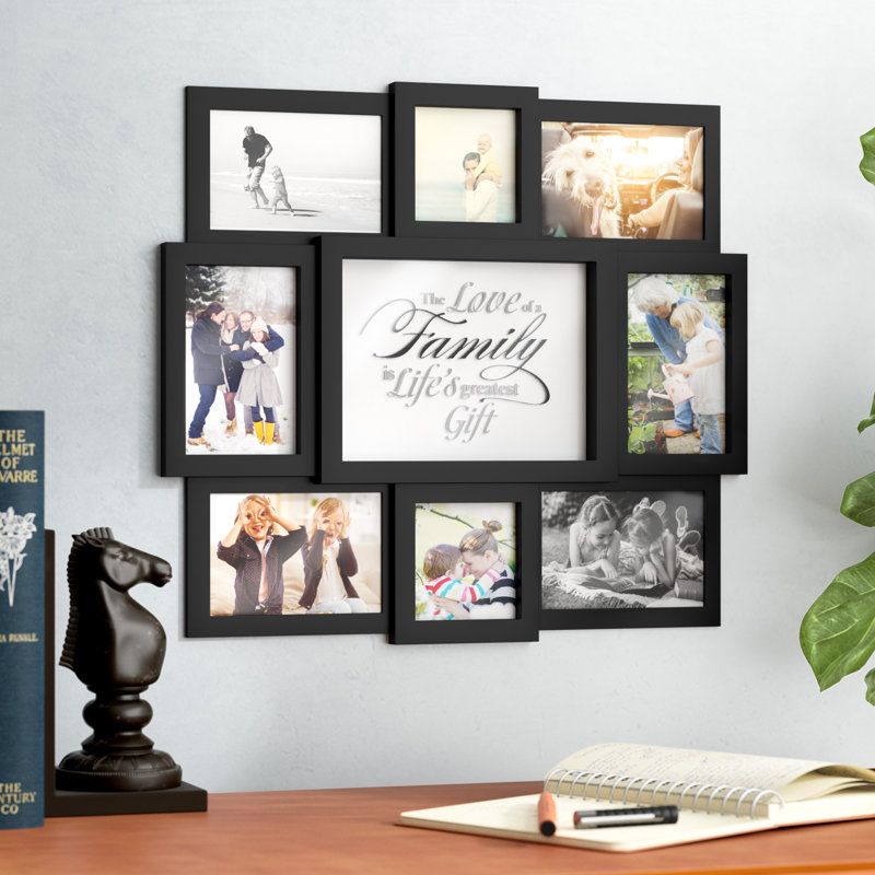 Charlton Home Family Sentiment 8 Opening Collage Hanging Picture Charlton Home Family Sentiment 8 Opening Collage Hanging Picture Frame Reviews Wayfair