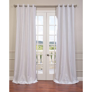Gediminas Solid Max Blackout Thermal Grommet Single Curtain Panel