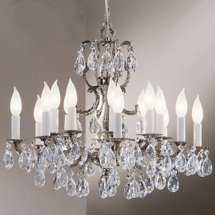 16 Light Crystal Chandelier Migrant Resource Network Clic Lighting Barcelona 16 Light Crystal Chandelier Reviews