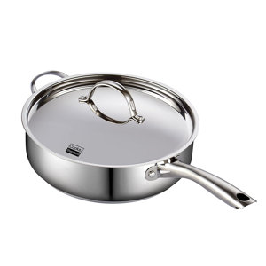 Classic 5 qt. Stainless Steel Saute Pan with Lid