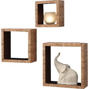 Decorative 3 Piece Accent Shelf Set