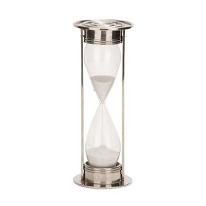 Aluminum Glass Sand Timer Hourglass