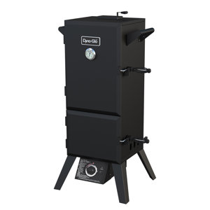 19u201d Double Door Vertical Propane Smoker with Adjustable Cook Grate