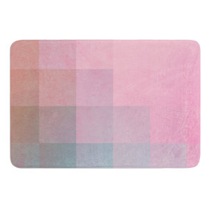 Girly Pixel Surface by Danny Ivan Bath Mat