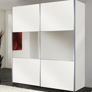 Schwebetürenschrank Solutions Bianco, 216 cm H ..
