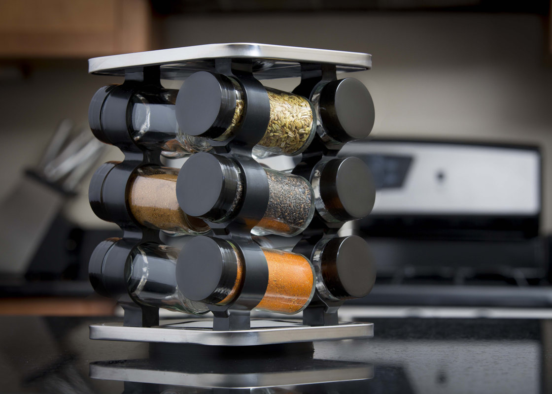 Modernhome Carousel 12 Jar Spice Jar & Rack Set & Reviews Wayfair.ca