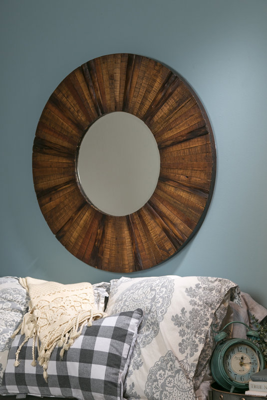 Loon Peak Clearmont Round Wall Mirror & Reviews Wayfair
