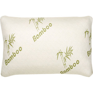 Hypoallergenic Rayon from Bamboo Memory Foam Pillow (Set of 2) by Alwyn Home