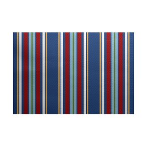 Petersfield Blue/Red Area Rug