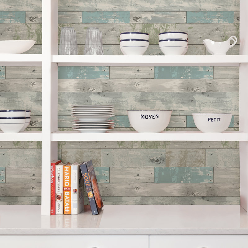 WallPops! Beachwood Peel And Stick Wallpaper Roll & Reviews Wayfair