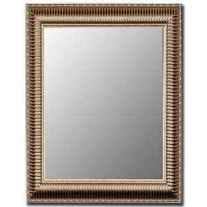 Cameo Ribbed Anique Framed Wall Mirror