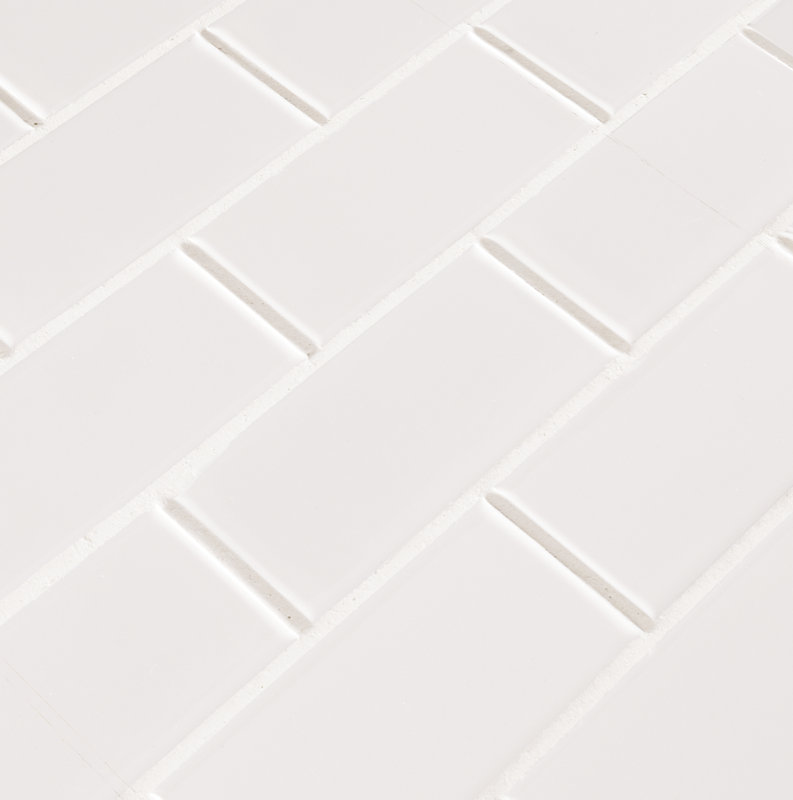Msi Staggered 2 X 4 Porcelain Subway Tile In White Reviews Staggered 2 X 4 Porcelain Subway Tile In White