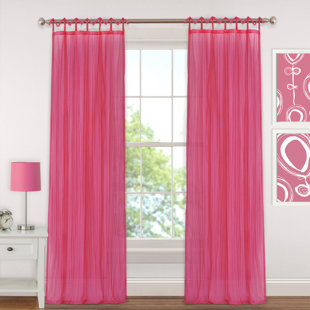 Pink Satin Curtains Wayfair Quickview