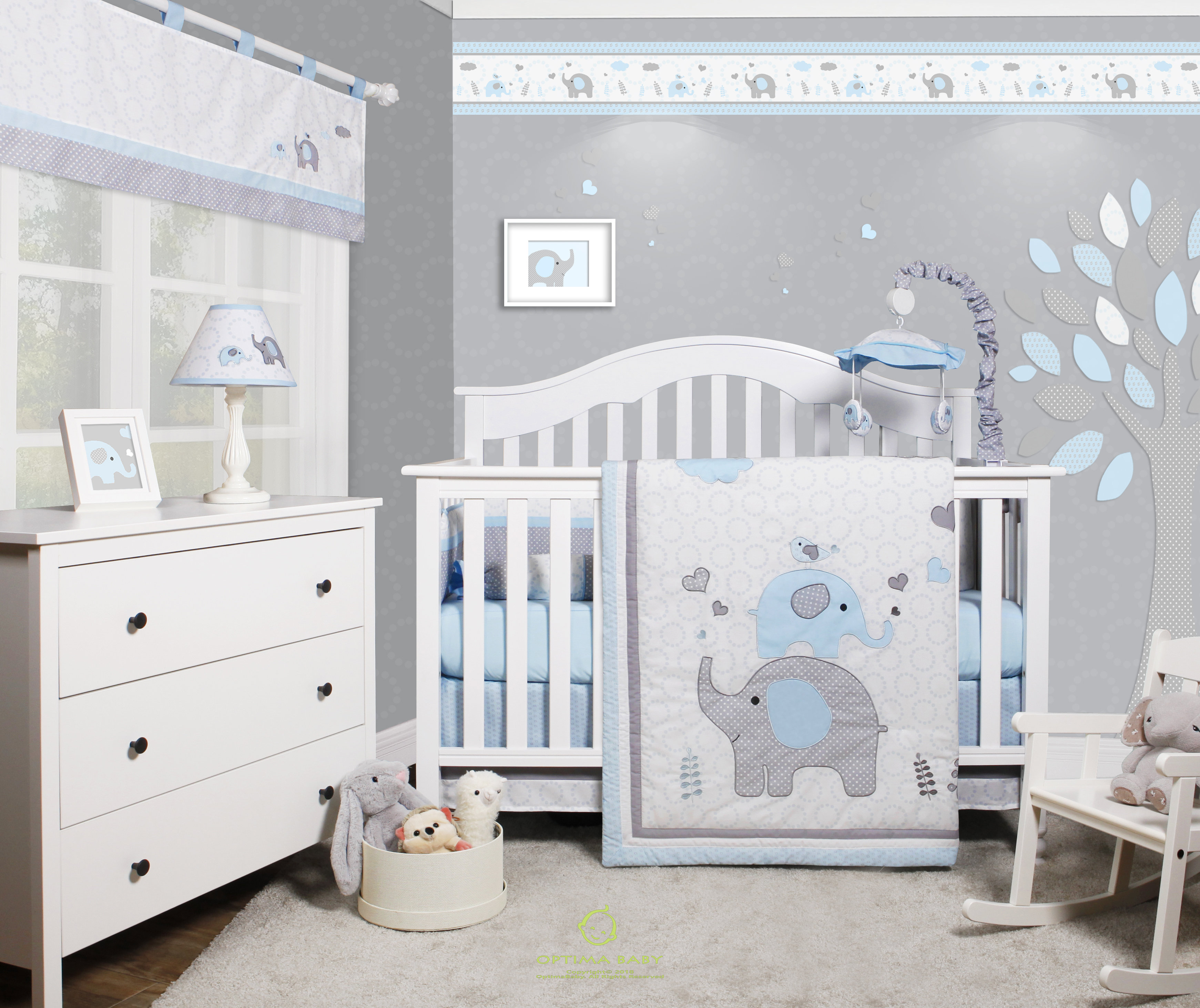 cheatwood elephant baby girl nursery