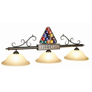 3-Light Rack Billiard Light