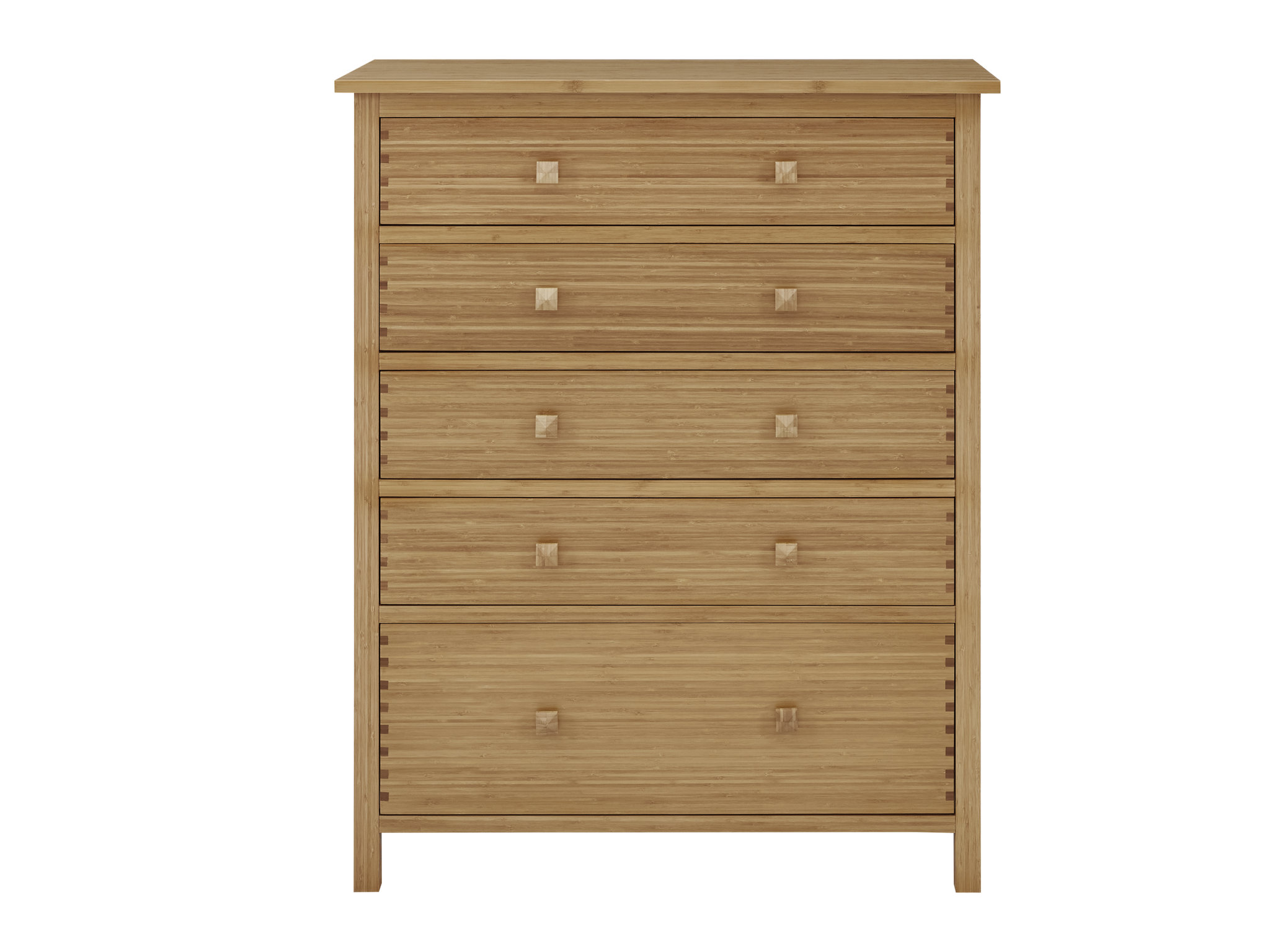 Greenington Hosta 5 Drawer Bamboo Chest Wayfair