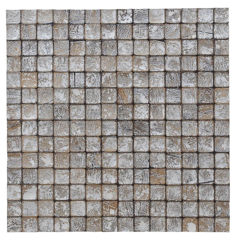 Ecotessa Kelapa 16 54 X Coconut S Mosaic Tile In Tumbled Kelapa 16 54 X Coconut S Mosaic Tile In Tumbled Granite