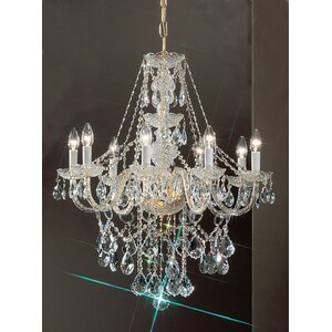 Monticello 8-Light Crystal Chandelier