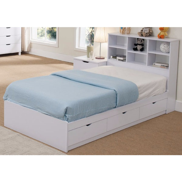 Laude Run Divito Sophisticated Snow Twin Storage Platform Bed Laude Run Divito Sophisticated Snow Twin Storage Platform Bed Reviews Wayfair