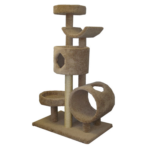 Molly And Friends 66 Bed Cave Cradle Cat Condo Wayfair 66 Bed Cave And Cradle Cat Condo