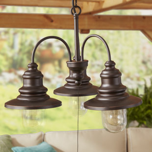 Plug In Chandelier Wayfair Breen 3 Light Shaded Chandelier