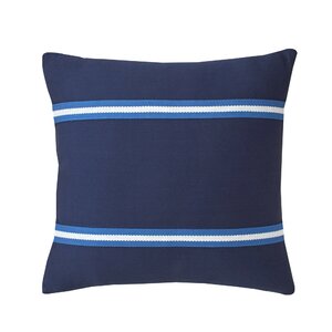 Dock Street Woven Tape Cotton Throw Pillow