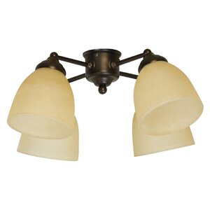 4-Light Branched Ceiling Fan Light Kit