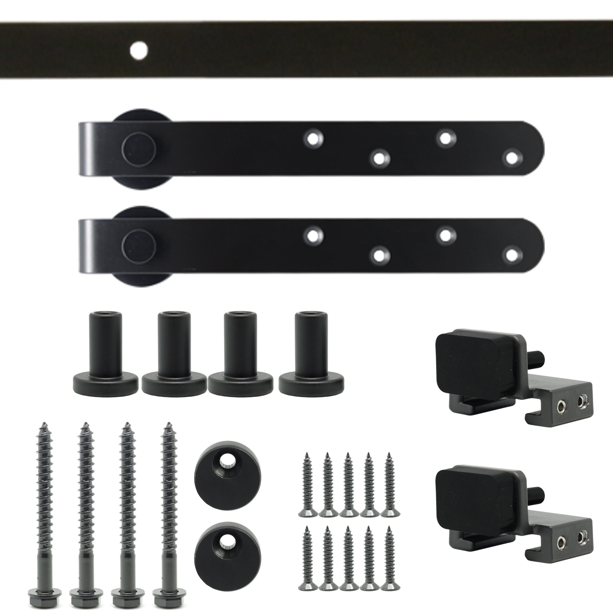 Calhome Mini Sliding Barn Door Track Hardware Kit For Cabinet Closet Calhome Mini Sliding Barn Door Track Hardware Kit For Cabinet Closet Single Small Wayfair