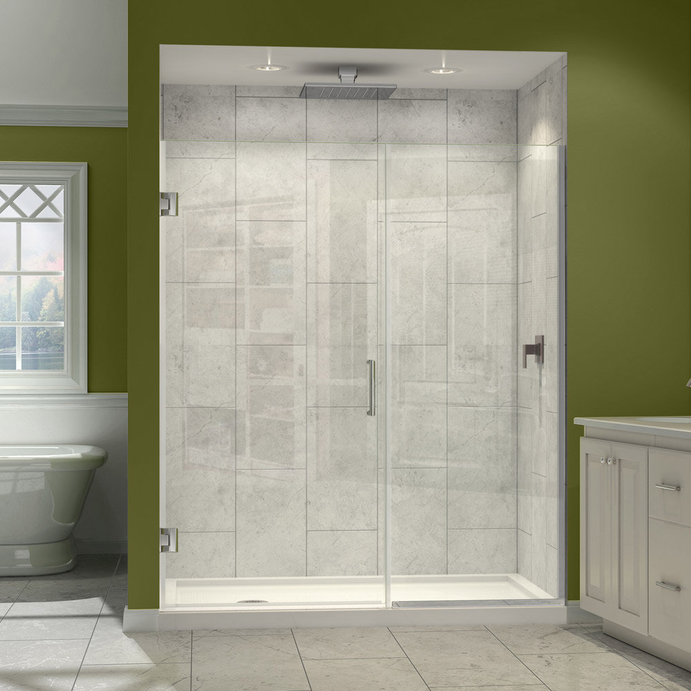 DreamLine Unidoor Plus 36" x 72" Hinged Shower Door & Reviews Wayfair