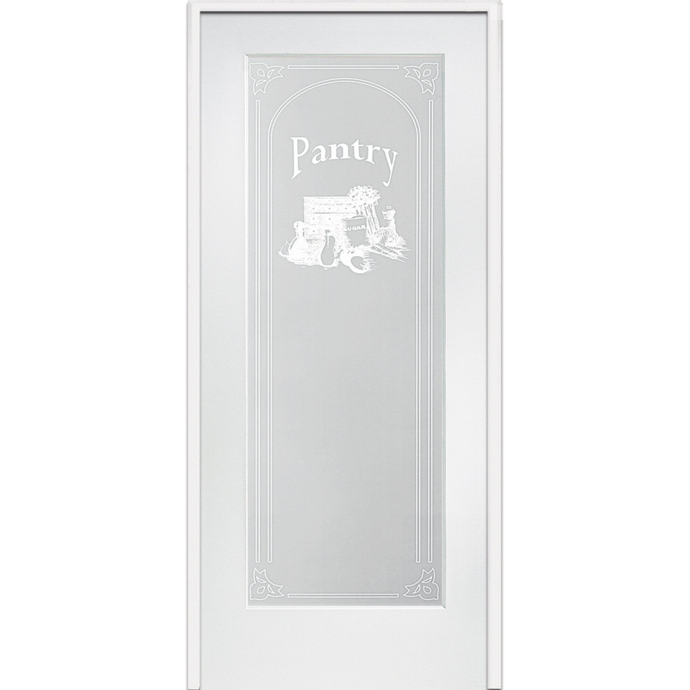 Verona Home Design Pantry MDF Primed Interior French Door Wayfair