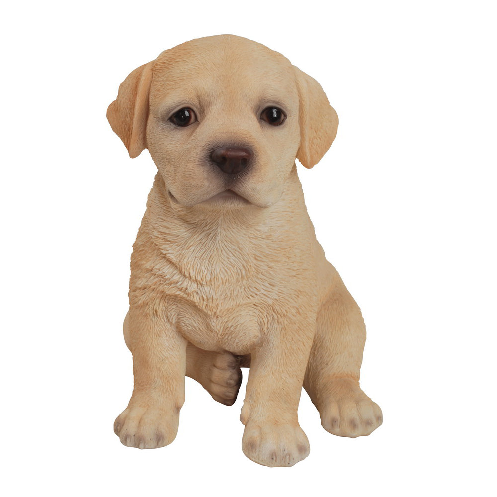 labrador puppy statue