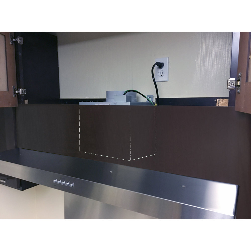 Kobe Range Hoods 36" Brillia 750 CFM Ducted Under Range Hood